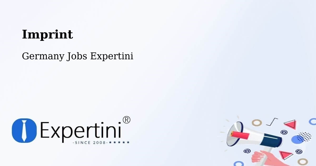 Imprint – Löbau - Germany Jobs Expertini